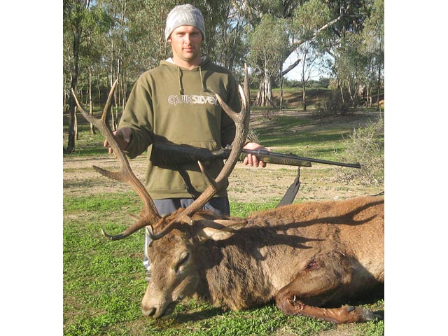 Mr Glen McDonald Victoria And Red Deer Taken With Woodleigh 308 150gr Weldcore Protected Point Soft Nose Bullet